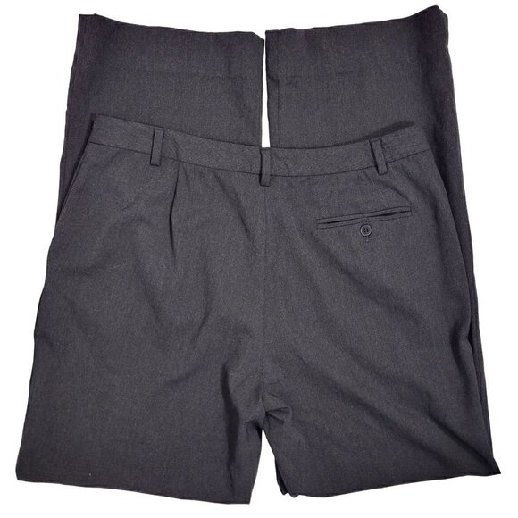 Lauren Ralph Lauren Women's 96% Wool Grey High-Rise Straight Leg Pants Sz 14 - Picture 7 of 11